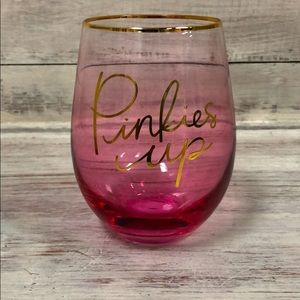 - Mud Pie Sentiment Wine Glass “pinkies up”